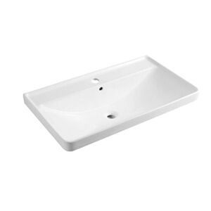 MEREO - Nábytkové umývadlo , 81x47,5x20,5 cm, keramické, biele UC8148