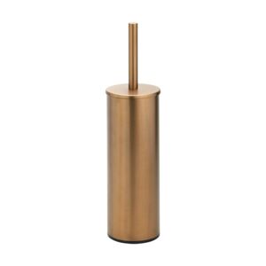 HOPA - WC štětka válcová na postavení nebo pověšení, 95×380×105 mm - Barva - Růžové zlato broušená KDBE155313067