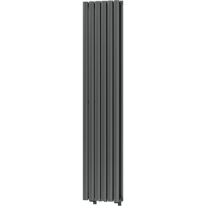 MEXEN - Dallas vykurovací rebrík/radiátor 1600 x 360 mm, 1039 W, antracit W214-1600-360-00-66