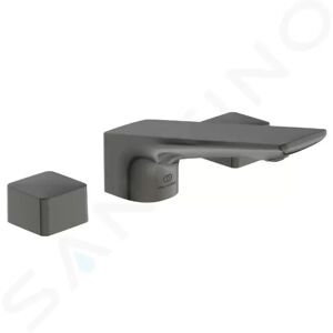 IDEAL STANDARD - Conca Tap Umývadlová batéria, 3-otvorová inštalácia, s výpusťou, Magnetic Grey BC759A5