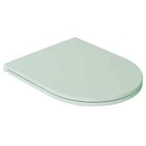 SAPHO - INFINITY WC sedátko SLIM, Easy Take, Soft Close, zelena mint 40KF0542I-S