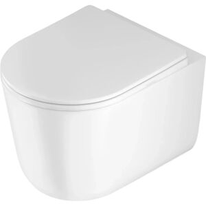 LaVilla WC mísa závěsná JASMIN Rimless Whirl - set včetně sedátka SLIM softclose CDJD6ZPW