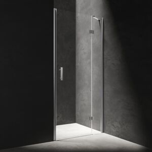 OMNIRES - MANHATTAN dvere výklopné, 100 cm, chróm lesk, sklo transparent ADP10XLUX-TCRTR