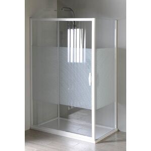 GELCO - ETERNO sprchové dvere posuvné 1000mm, sklo STRIP GE6910