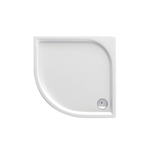 A-Interiéry - Akrylátová sprchová vanička nízká - čtvrtkruh Curych 051B (90x90x5,5 | R 55 cm) curych051b