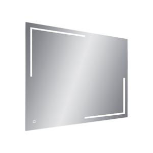 A-Interiéry - Zrcadlo závěsné s pískovaným motivem a LED osvětlením Nika LED 3/80 nika led 3-80