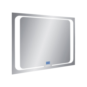 A-Interiéry - Zrcadlo závěsné s pískovaným motivem a LED osvětlením Nika LED 4/100 nika led 4-100