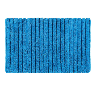 AQUALINE - BOMBAY koupelnová předložka, 50x80 cm, 100% bavlna, protiskluz, modrá (BO508011)