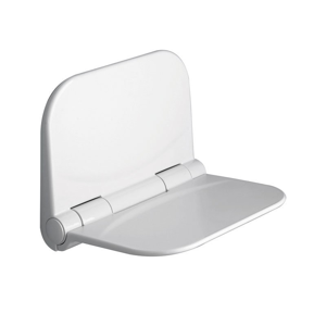 AQUALINE - DINO Kúpeľňové sedátko 37,5x29,5cm, sklopné, biela (DI82)