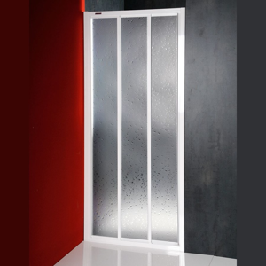 AQUALINE - DTR sprchové dvere posuvné 1000mm, biela, polystyren (DTR-C-100)