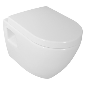 AQUALINE - NERA závesná WC misa, 35,5x50 cm, biela NS952