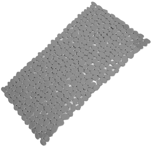 AQUALINE - RIVER podložka do vany, 35x70 cm, s protiskluzem, PVC, šedá (TAVA40108)