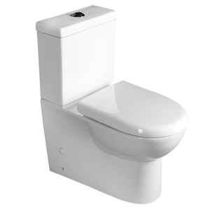 AQUALINE - TALIN WC kombi mísa s nádržkou včetně PP sedátka, spodní/zadní odpad (PB101)