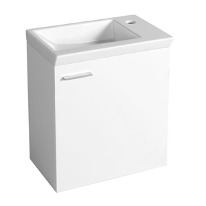 AQUALINE - ZOJA umývadlová skrinka 44x50x23,5cm, biela (51046)