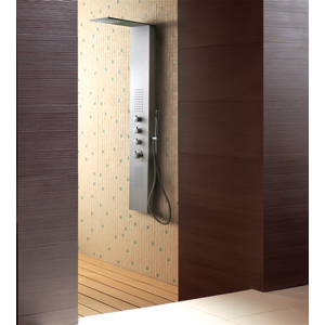 Aquatek - Dubai Hydromasážní sprchový panel , způsob montáže na zeď, baterie mechanická (Dubai-264)