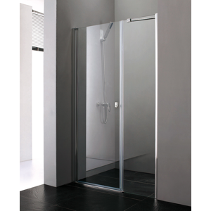 Aquatek - Glass B7 125 CHROM Sprchové dveře do niky 122 - 126 cm (GlassB7125)
