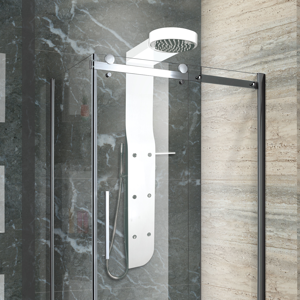 Aquatek - KRETA Hydromasážní sprchový panel, baterie termostatická (Kreta-25)