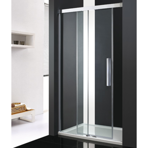 Aquatek - Nobel B2 - Luxusní sprchové dveře zasouvací s brzdou 112-116cm, sklo 8mm (NOBELB2115)