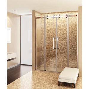 Aquatek - Tekno B4 - Luxusní sprchové dveře zasouvací 166-170 cm, sklo 8mm (TEKNOB4170)