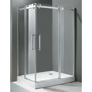 Aquatek - TEKNO R24 Chrom Luxusní sprchová zástěna obdélníková 120x80cm, sklo 8mm (TEKNOR24)