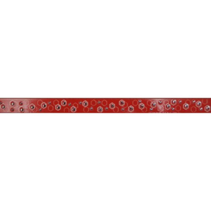 ARTTEC - HEXAGON slim listello red - Listela 3x50 cm (YUK00047)