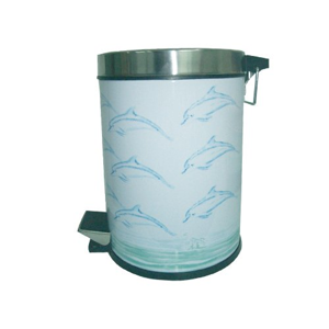 ARTTEC - Koš odpadkový - 5 l - kov + nerez - dolphin (MSV00218)