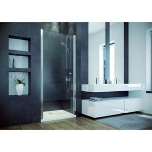 HOPA - Bezrámové sprchové dvere SINCO - Farba rámu zásteny - Hliník chróm, Rozmer A - 80 cm, Smer zatváranie - Univerzálny Ľavé / Pravé, Výplň - Číre bezpečnostné sklo - 6 mm, Výška - 195 cm BCSIN80
