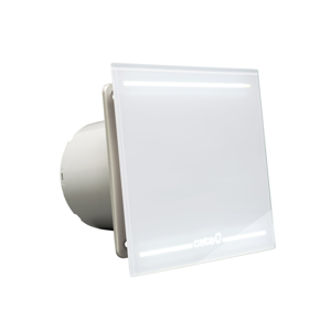 CATA - E-100 GL koupelnový ventilátor axiální, 8W, potrubí 100mm, LED podsvícení, bílá (00900001)