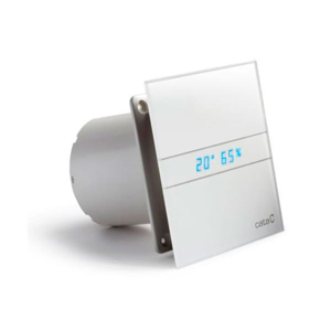CATA - E-120 GTH kúpeľňový ventilátor axiálny s automatom, 6W/11W, potrubie 120mm, biel 00901200