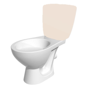 CERSANIT - ND - KASKADA náhradní WC mísa bez montážní sady (K100-206-01X)