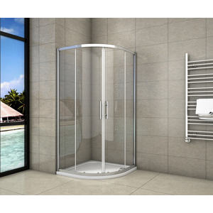H K - Štvrťkruhový sprchovací kút SYMPHONY S4 80 cm s dvojdielnymi posuvnými dverami SE-SYMPHONYS480