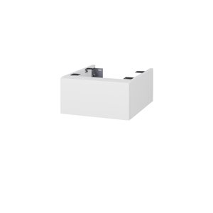 Dřevojas - Doplňková skříňka pod desku DSD SZZ 40. bez výřezu (výška 20 cm) - D01 Beton / D01 Beton (222291)