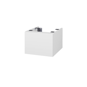 Dřevojas - Doplňková skříňka pod desku DSD SZZ1 40. bez výřezu (výška 30 cm) - N01 Bílá lesk / M01 Bílá mat (223373)
