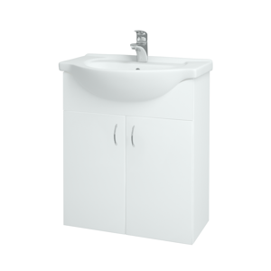 Dřevojas - Dreja Kúpeľňová skrinka PLUTO 65 - Biela (52341)