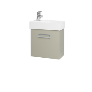 Dřevojas - Koupelnová skříň DOOR SZD 44 - M05 Béžová mat / M05 Béžová mat / Pravé (205010P)