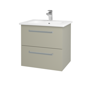 Dřevojas - Koupelnová skříň GIO SZZ2 60 - M05 Béžová mat / Úchytka T01 / M05 Béžová mat (202019A)