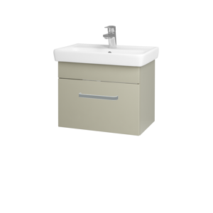 Dřevojas - Koupelnová skříň SOLO SZZ 55 - M05 Béžová mat / Úchytka T01 / M05 Béžová mat (205492A)