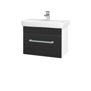 Dřevojas - Koupelnová skříň SOLO SZZ 60 - N01 Bílá lesk / Úchytka T03 / N03 Graphite (205768C)