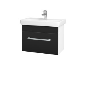 Dřevojas - Koupelnová skříň SOLO SZZ 60 - N01 Bílá lesk / Úchytka T03 / N08 Cosmo (205799C)