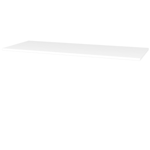Dřevojas - Odkládací deska ODD 120 (tl. 18 mm) - L01 Bílá vysoký lesk (234768)