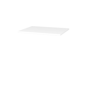 Dřevojas - Odkládací deska ODD 60 (tl. 18 mm) - L01 Bílá vysoký lesk (234133)