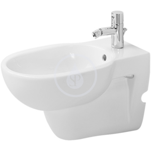 DURAVIT - Bathroom_Foster Závěsný bidet s přepadem, 360 mm x 570 mm, bílý, Závesný bidet s prepadom, 360 mm x 570 mm, biely – bidet, s WonderGliss (01341500001)