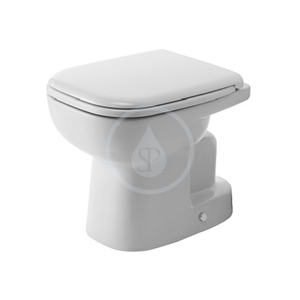 DURAVIT - D-Code Stojace WC, spodný odpad, alpská biela 21100100002