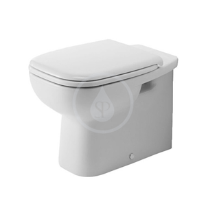 DURAVIT - D-Code Stojace WC, zadný odpad, alpská biela (21150900002)
