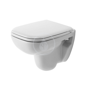 DURAVIT - D-Code Závesné WC Compact, s HygieneGlaze, alpská biela 22110920002