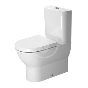 DURAVIT - Darling New WC kombi mísa, Vario odpad, s HygieneGlaze, alpská bílá (2138092000)