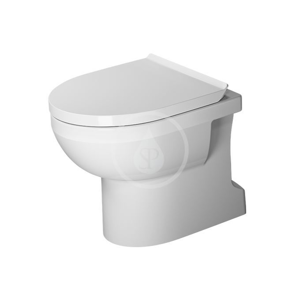 DURAVIT - DuraStyle Basic Stojace WC, spodný odpad, Rimless, alpská biela 2184010000