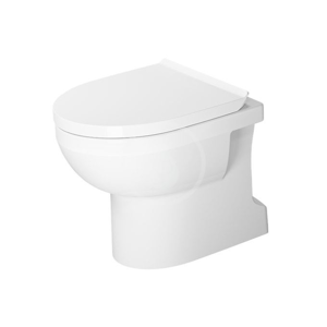 DURAVIT - DuraStyle Basic Stojace WC, spodný odpad, Rimless, s WonderGliss, alpská biela 21840100001
