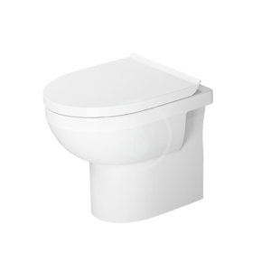 DURAVIT - DuraStyle Basic Stojící WC, zadní odpad, Rimless, s HygieneGlaze, alpská bílá (2184092000)