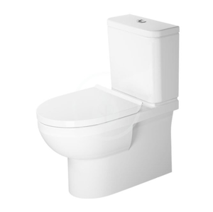 DURAVIT - DuraStyle Basic WC kombi misa, Vario odpad, Rimless, s WonderGliss, alpská biela 21820900001